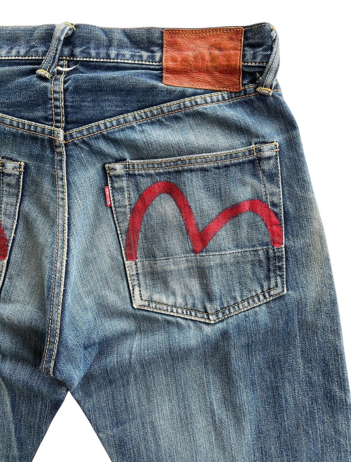 Evisu Vintage Evisu Daicock Distressed Selvedge Denim Size US 32 / EU 48 - 5 Thumbnail
