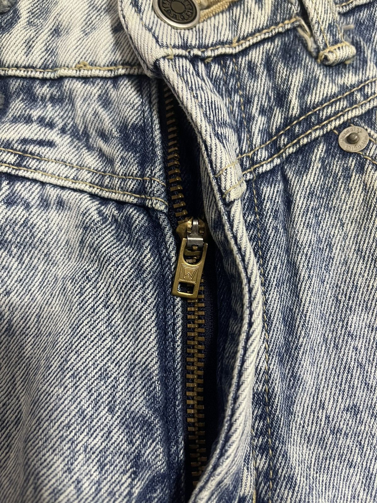 Japanese Brand × Wrangler Wrangler Acid Wash Jeans (14) Size US 28 / EU 44 - 10 Thumbnail