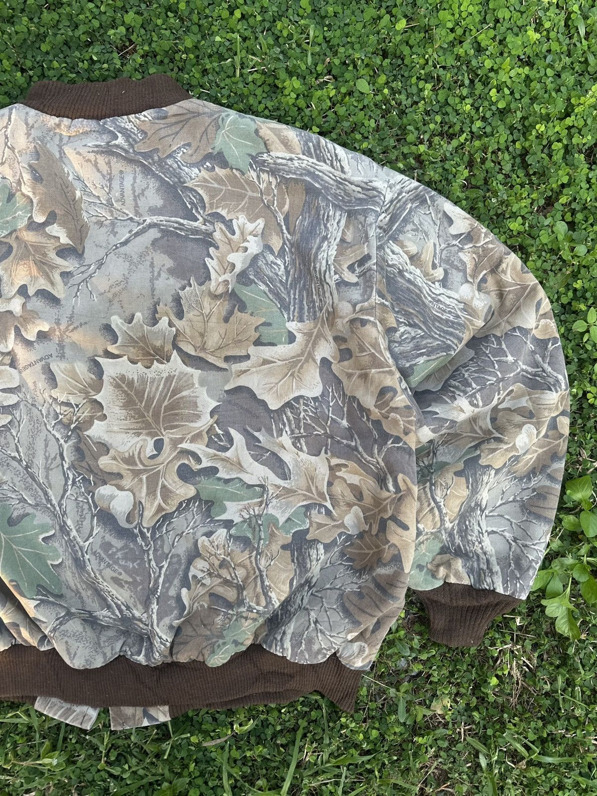 Mossy Oaks × Vintage Crazy Vintage 00s Realtree Camo Rare Bomber Jacket Size US XL / EU 56 / 4 - 12 Thumbnail