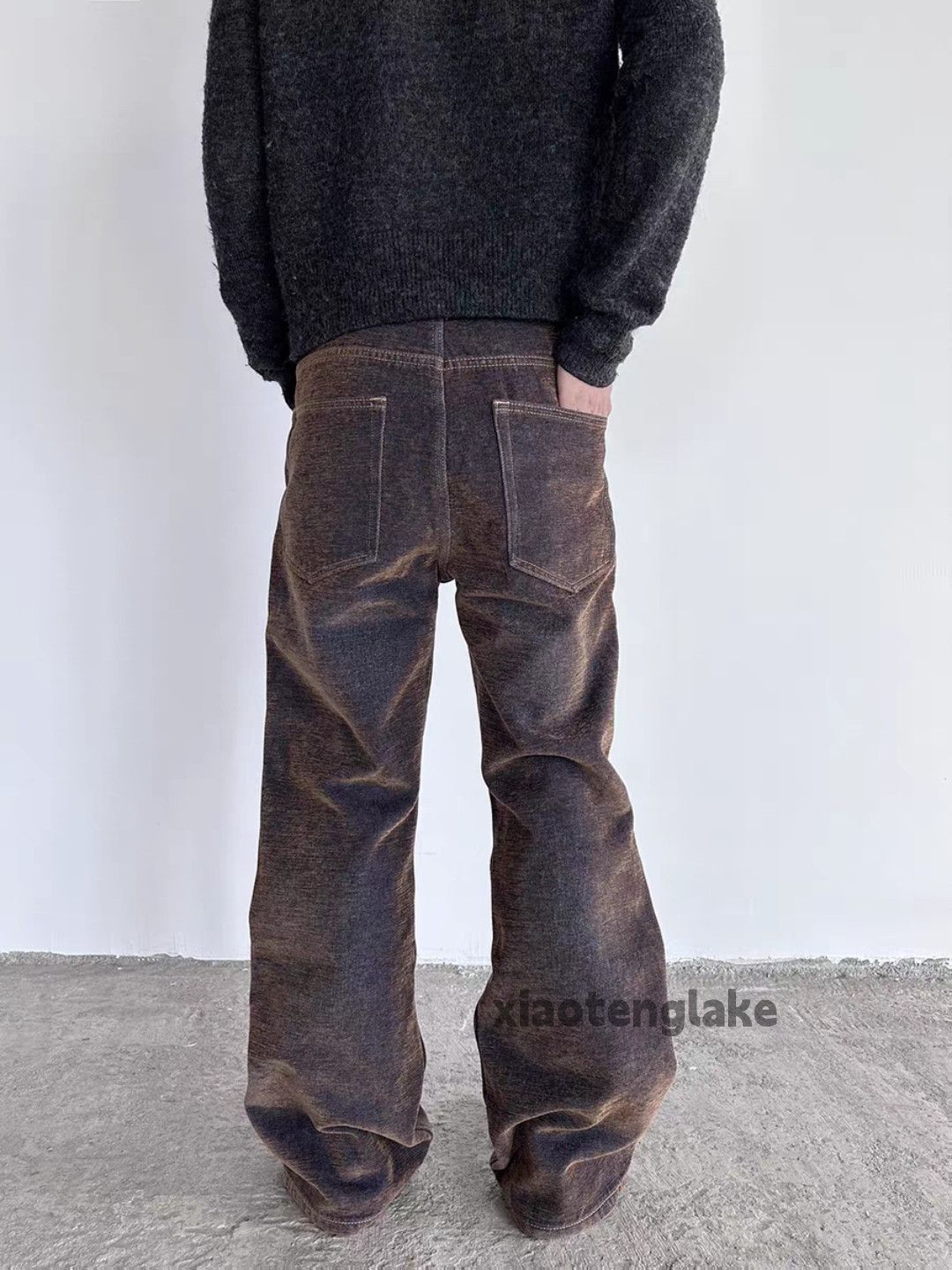 Vintage xtl utility rusty punk grunge bootcut flock flared pants Size US 30 / EU 46 - 5 Thumbnail