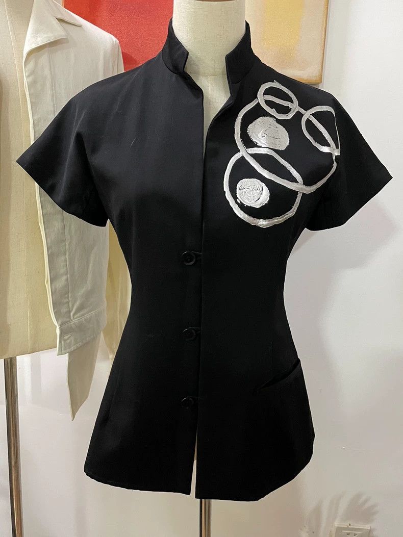 Yohji Yamamoto yohji yamamoto size 1 Chinese style shirt 2503-Nextarrow Size M / US 6-8 / IT 42-44 - 1 Thumbnail
