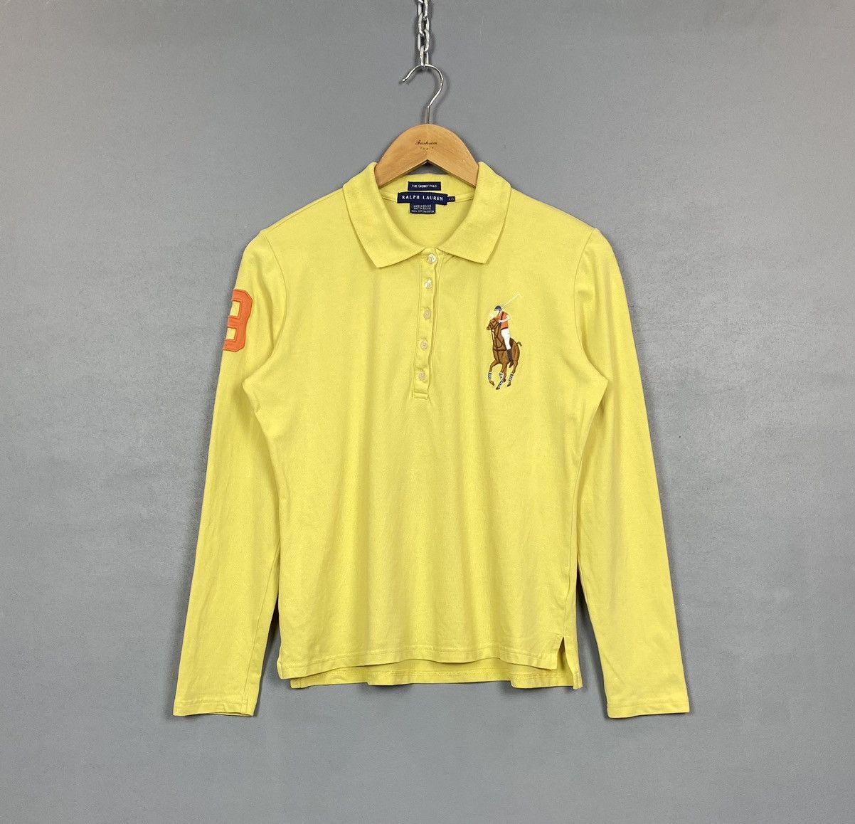 Ralph Lauren Polo Ralph Lauren The Skinny Polo Shirt Long Sleeve women Size L / US 10 / IT 46 - 1 Thumbnail