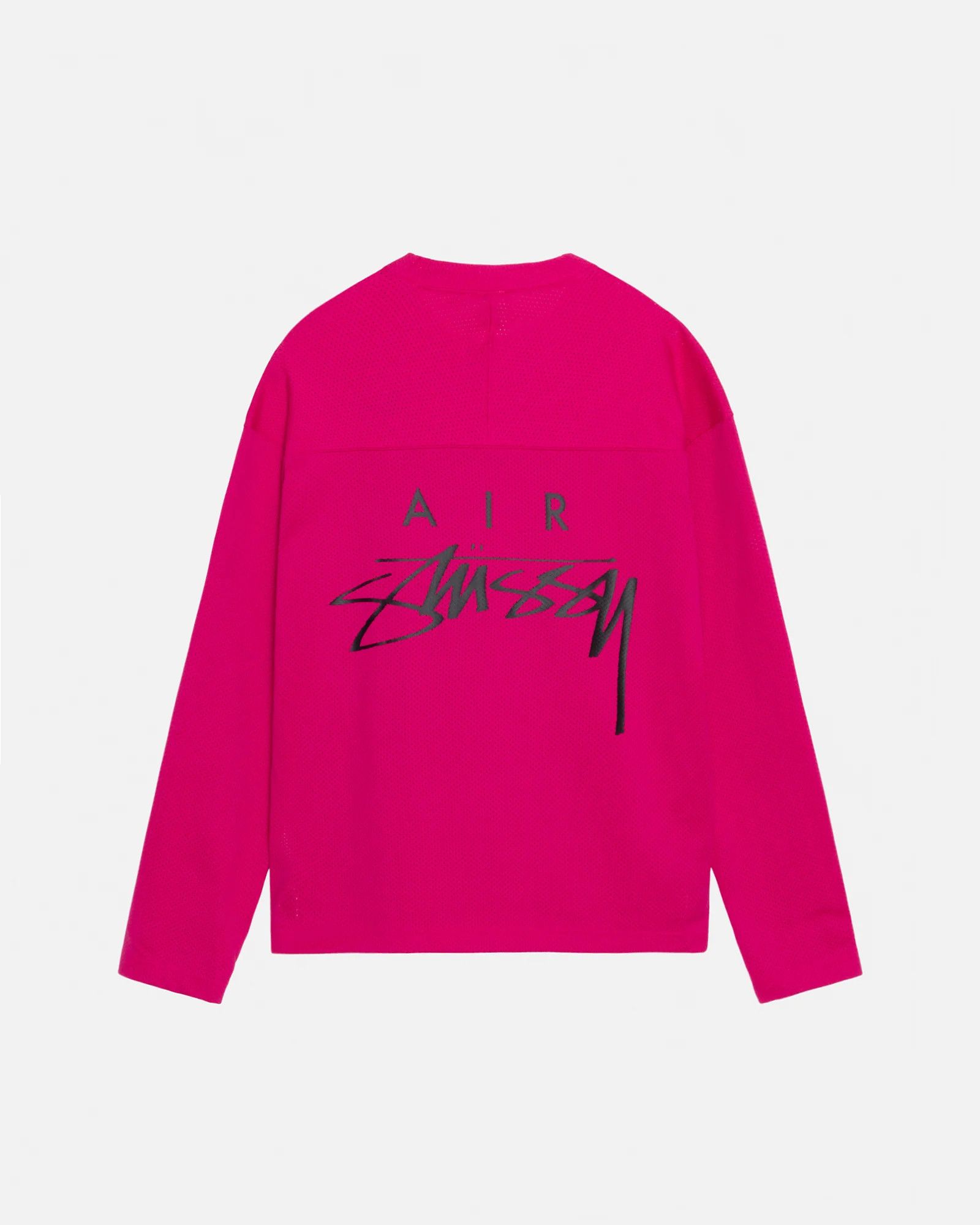 image of Stüssy & Nike Dri Fit Mesh Jersey in Fuschia, Men's (Size Medium)