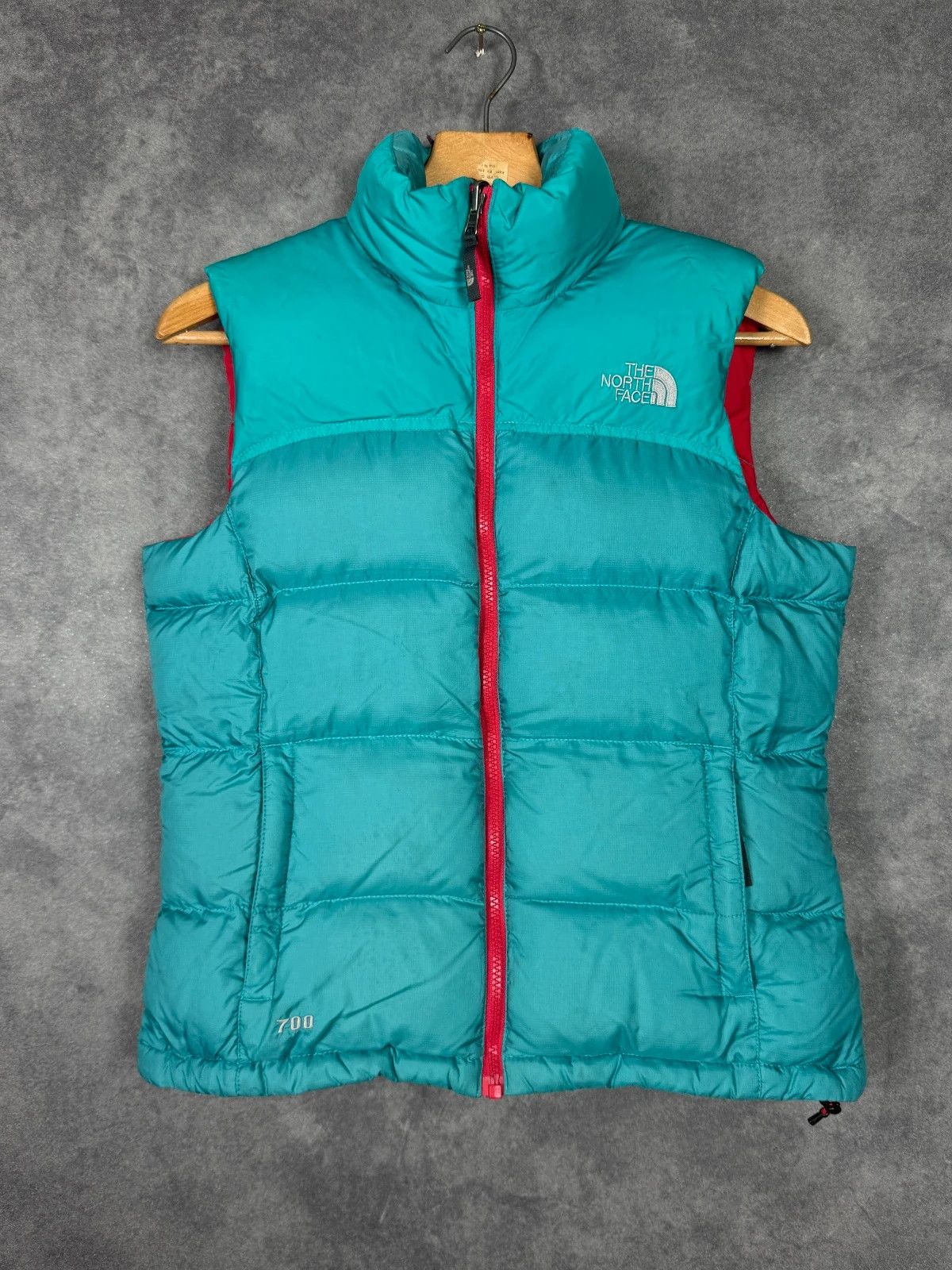 The North Face The North Face 700 Puffer Vest Turquoise Logo Size US S / EU 44-46 / 1 - 1 Thumbnail