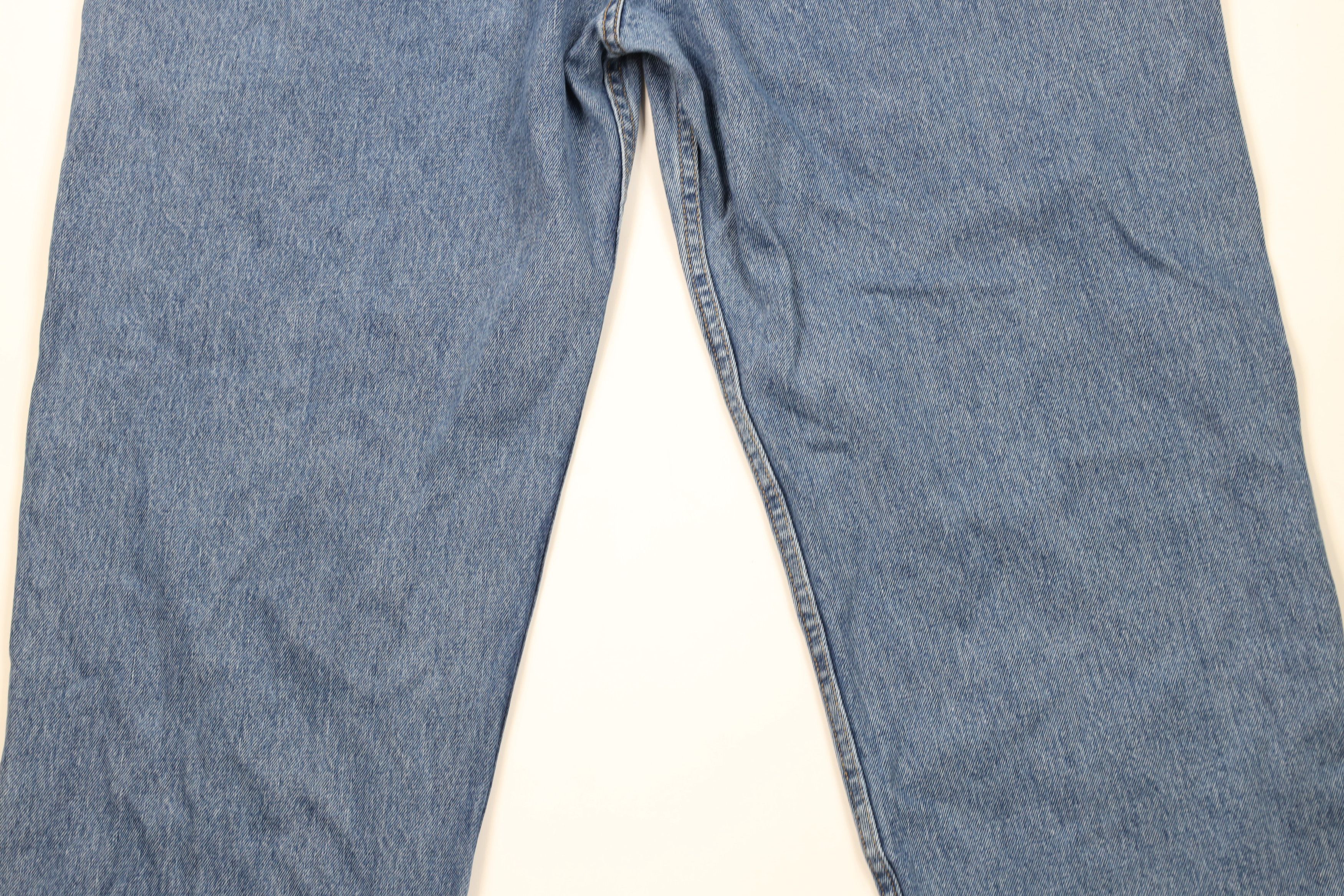 Levi's Vintage Y2K Levis 550 Relaxed Fit Denim Jeans Blue Cotton Size US 44 / EU 60 - 10 Thumbnail