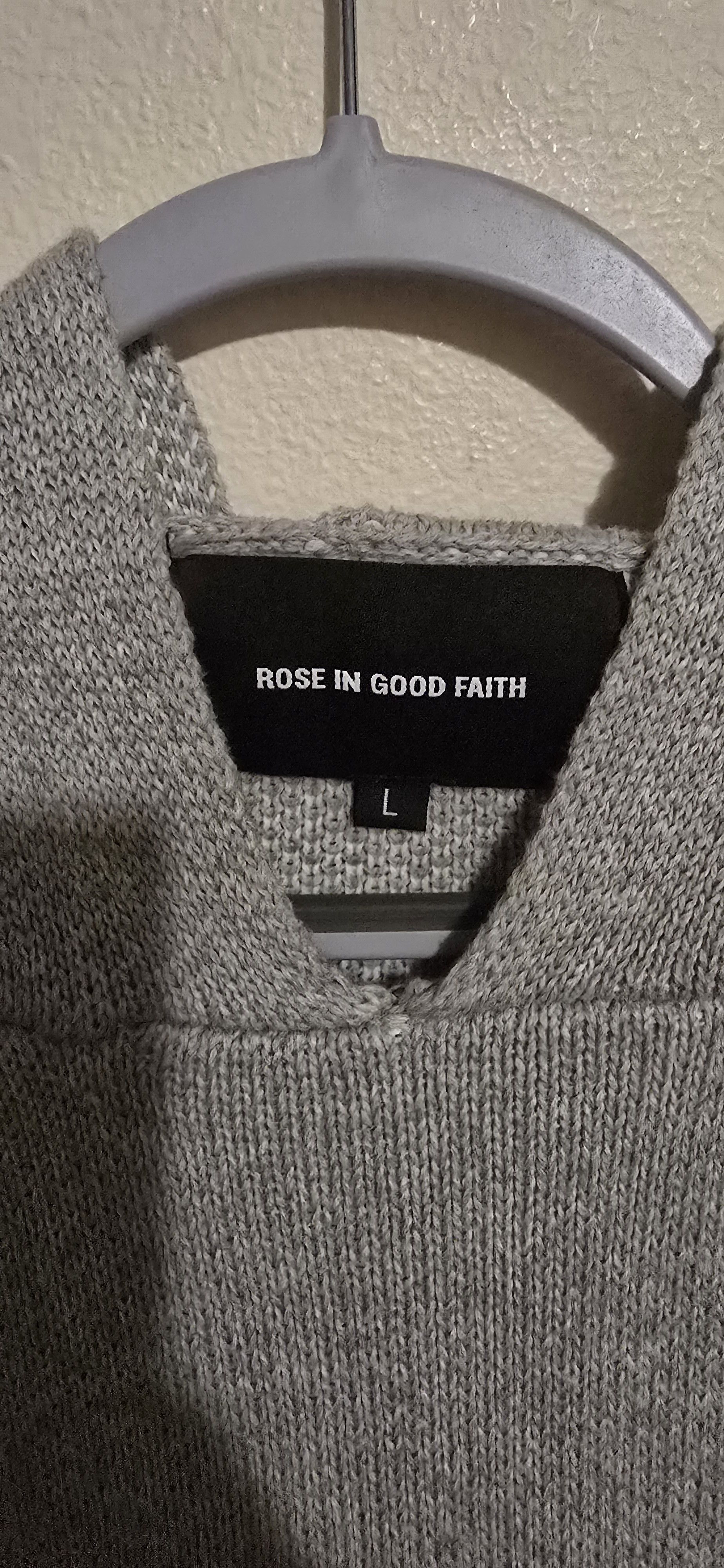 999 Club juice wrld rose in good faith sweater Size US L / EU 52-54 / 3 - 3 Thumbnail