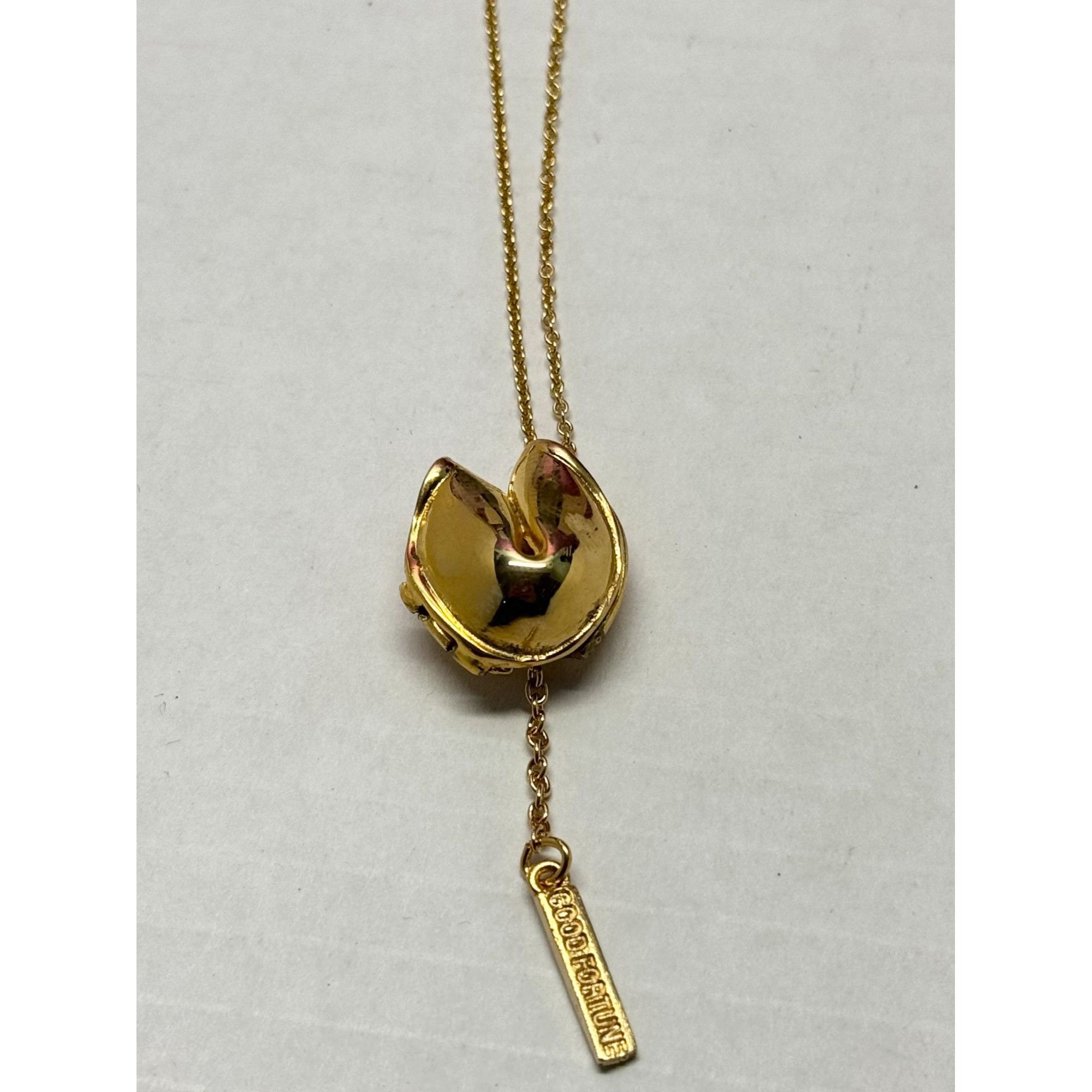 Other New Gold Fortune Cookie Necklace Size ONE SIZE - 5 Thumbnail
