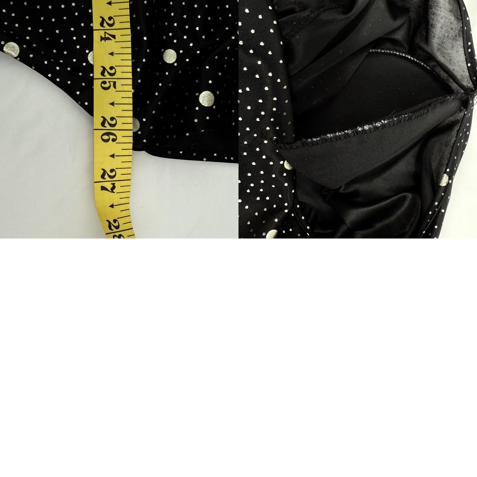 Vintage VINTAGE TR Bentley Blouse Black Metallic Polka Dot Blouse Large Women Party Top USA Made Clip Glitter Crew Neck Short Sleeve Cap Sleeve Art Size L / US 10 / IT 46 - 8 Thumbnail