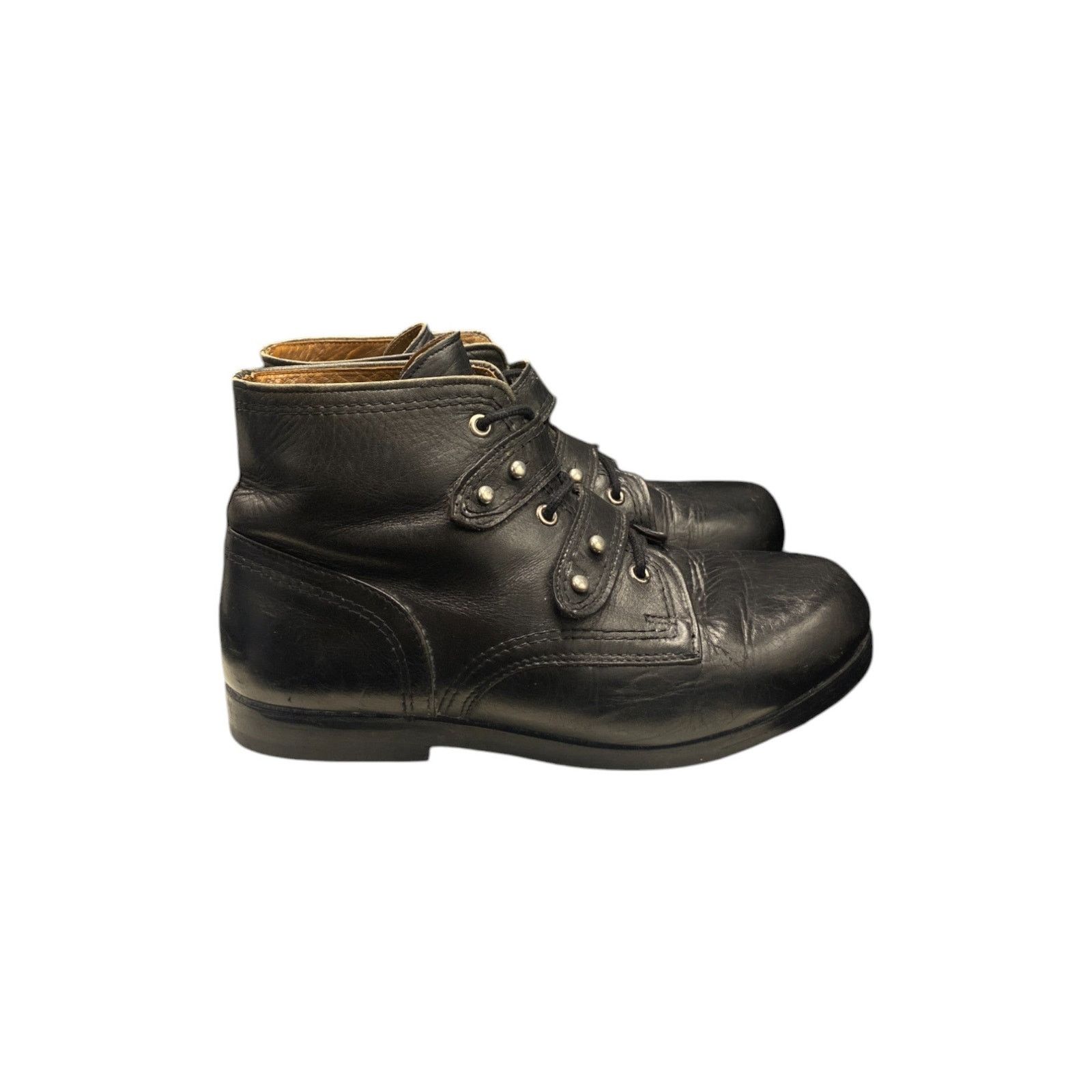 Dirk Bikkembergs F/W 1986 Leather Strap Boots Size US 12 / IT 42 - 5 Thumbnail