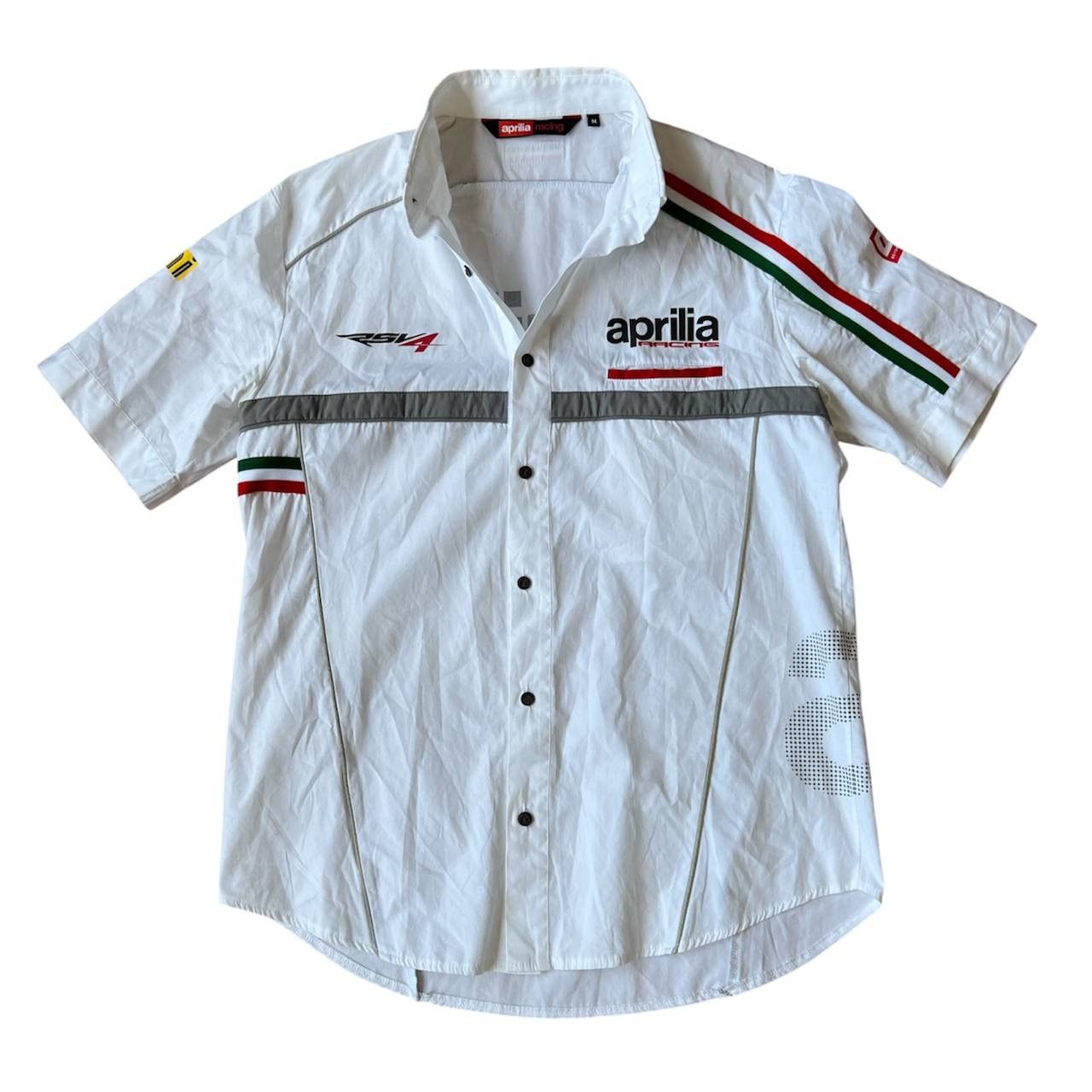 ICON Motorsports APRILIA ITALY RACING TEAM RSV4 OFFICIAL MERCHANDISE SHIRT M Size US M / EU 48-50 / 2 - 1 Thumbnail