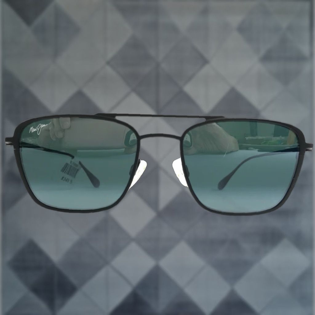 Vintage Maui Jim EBB&FLOW MJ542-2M Aviator Sunglasses Men Titanium