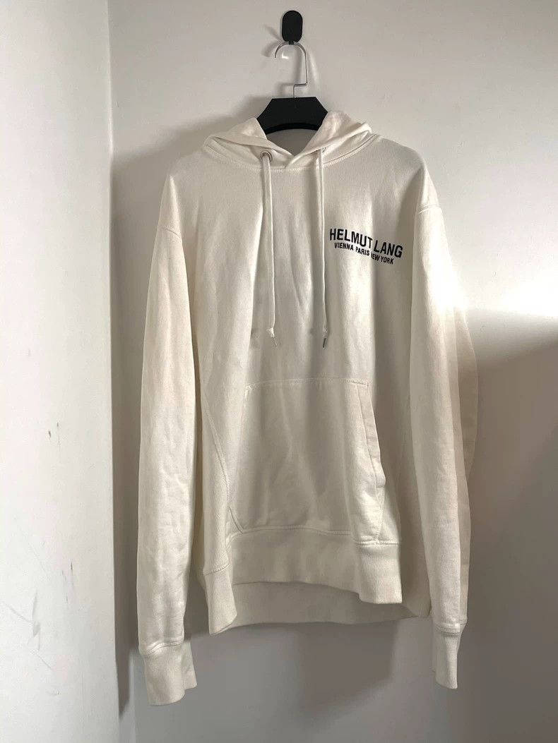 Helmut Lang Helmut Lang size LSlogan Print Hooded Sweater 2501-Nextarr Size US L / EU 52-54 / 3 - 3 Thumbnail