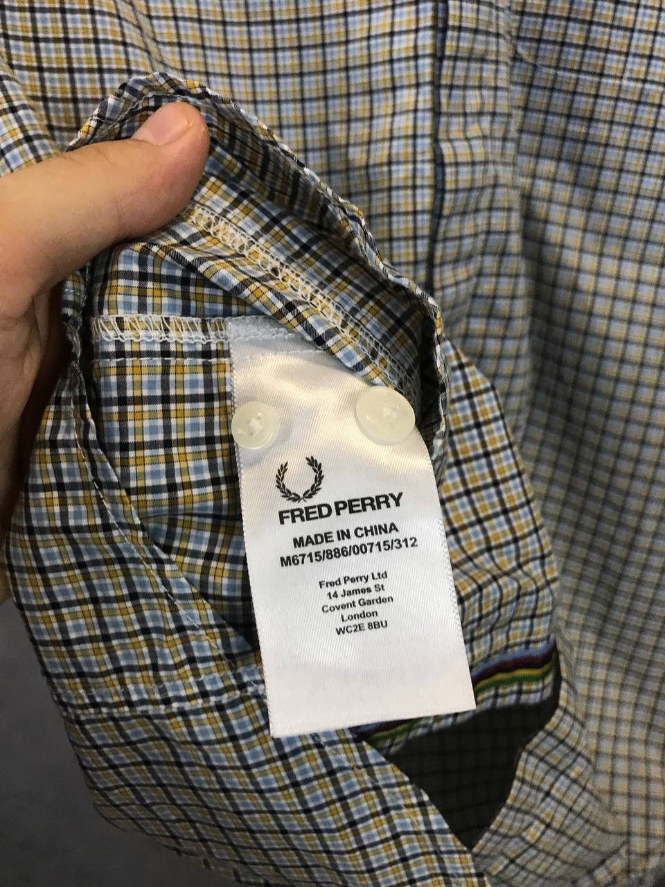 Designer Fred Perry x Bradley Wiggins designer logo shirt Size US S / EU 44-46 / 1 - 5 Thumbnail