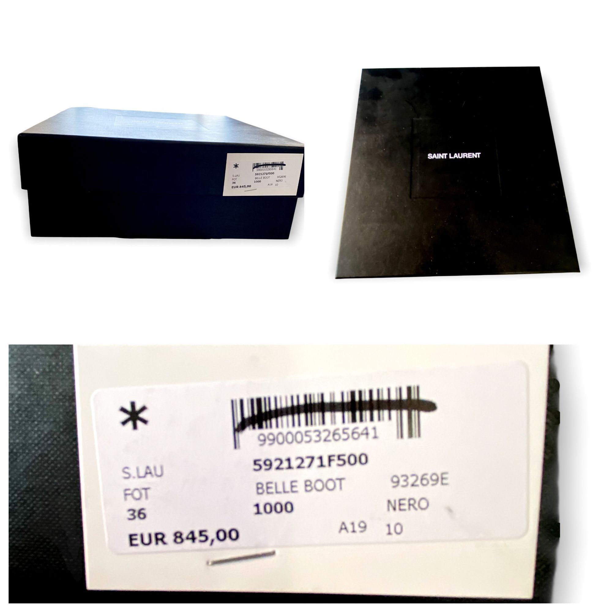 Saint Laurent Paris Saint Laurent A19 Belle Crystal Satin Ankle Boots 36 Size US 6 / IT 36 - 8 Thumbnail