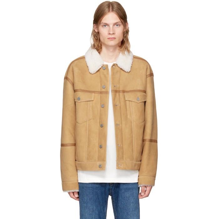 Alexander Wang Alexander Wang Shearling Trucker Khaki Medium / Large Size US M / EU 48-50 / 2 - 11 Thumbnail