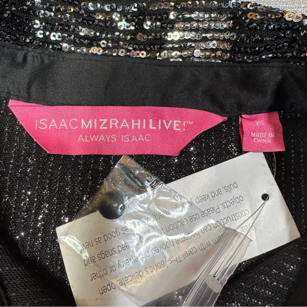 Isaac Mizrahi NWT New Isaac Mizrahi Live! Always Isaac Printed Sequin Blo Size XS / US 0-2 / IT 36-38 - 4 Thumbnail