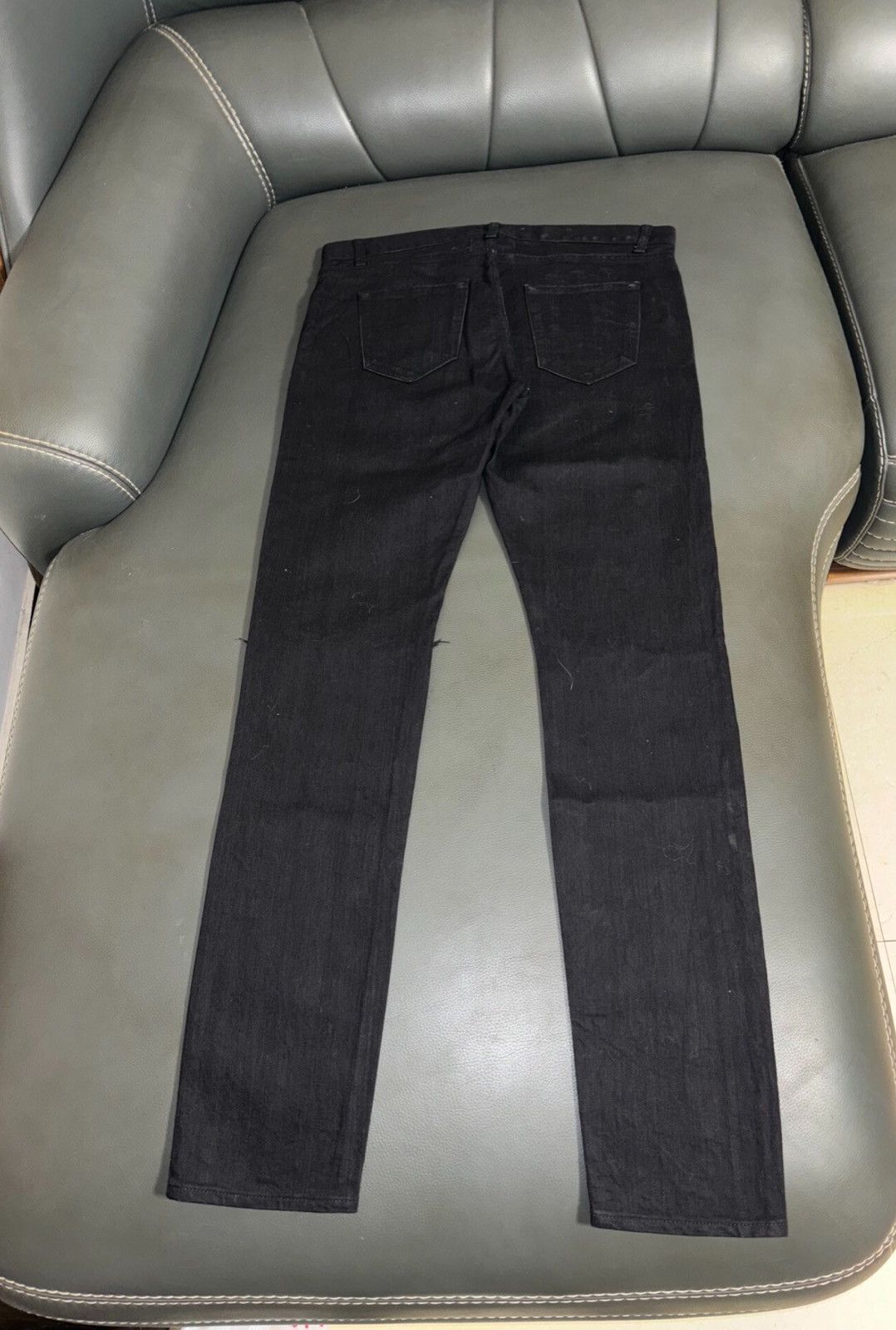 Saint Laurent Paris Saint Laurent SLP 2016SS Double Knee Slashed Jeans Size US 33 - 2 Thumbnail