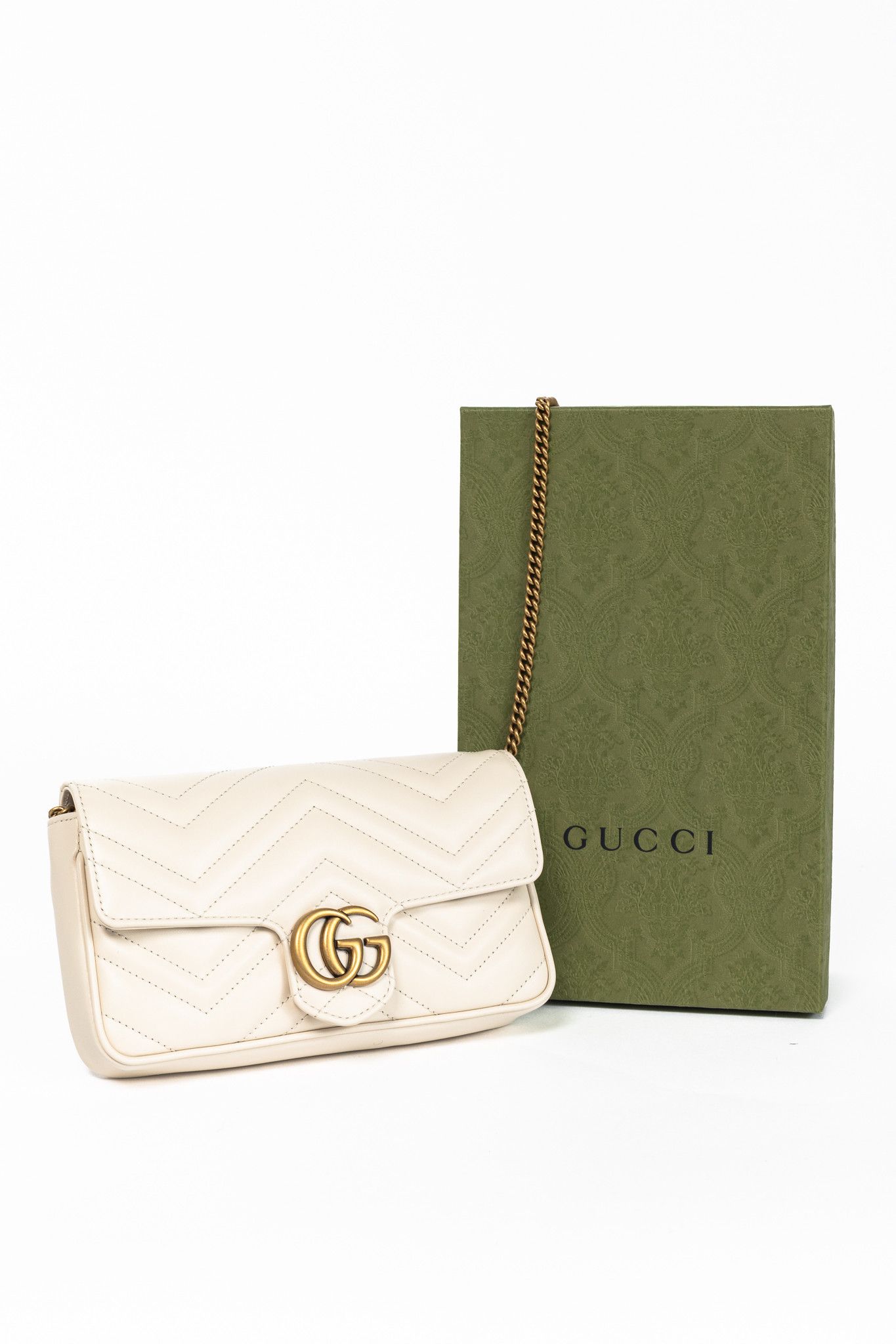 Gucci Gucci GG Marmont Matelasse Chevron Small Shoulder Bag Size ONE SIZE - 14 Thumbnail