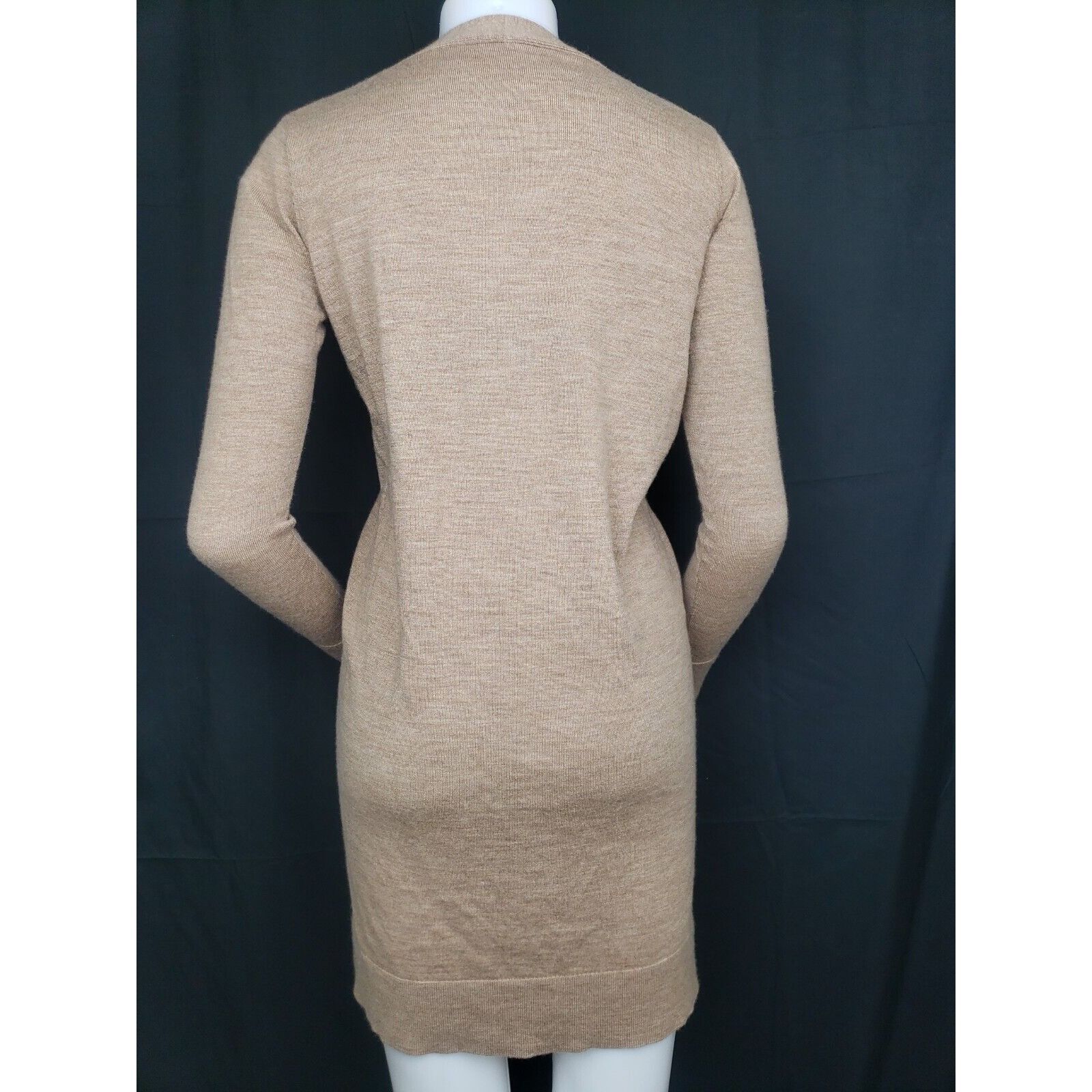 Pendleton Merino Sweater Womens XXS Beige Long Cardigan Dust