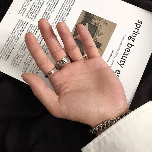 Jewelry Retro punk rings Size ONE SIZE - 7 Thumbnail