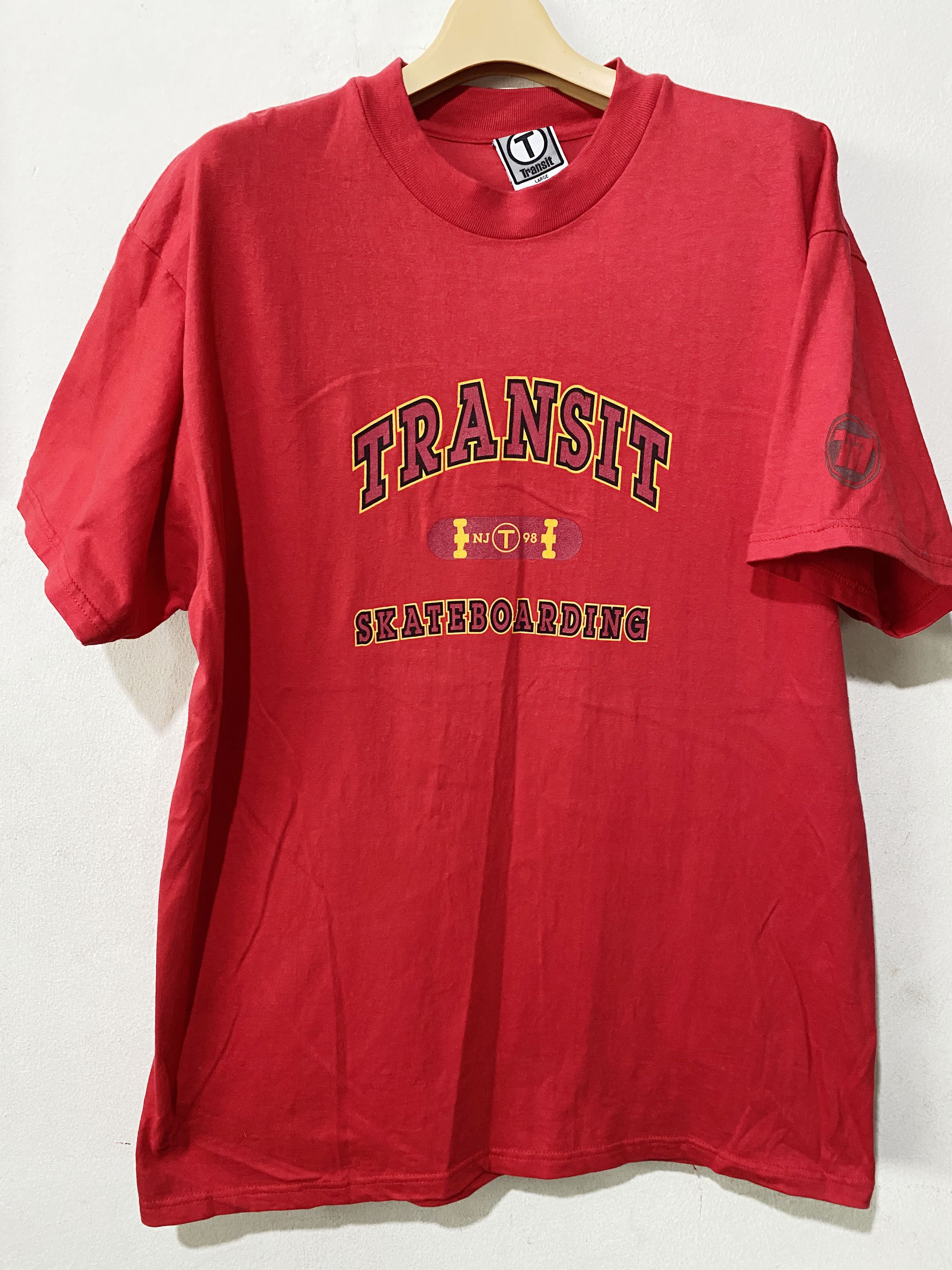 Vintage Vintage Transit Skateboard Shirt Size US L / EU 52-54 / 3 - 1 Thumbnail
