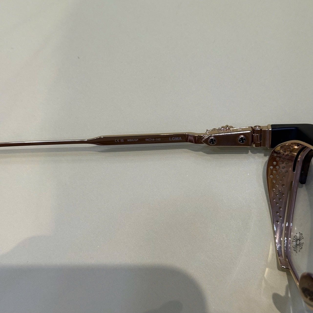 Chrome Hearts CHROME HEARTS LGMA Matte Black/Gold Plated Size ONE SIZE - 5 Thumbnail