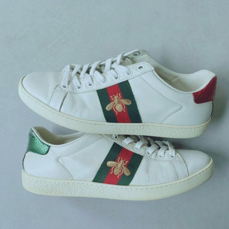 Gucci Gucci ACE Embroidered Fashion Sneakers for Women -2508 Size US 6 / IT 36 - 7 Thumbnail