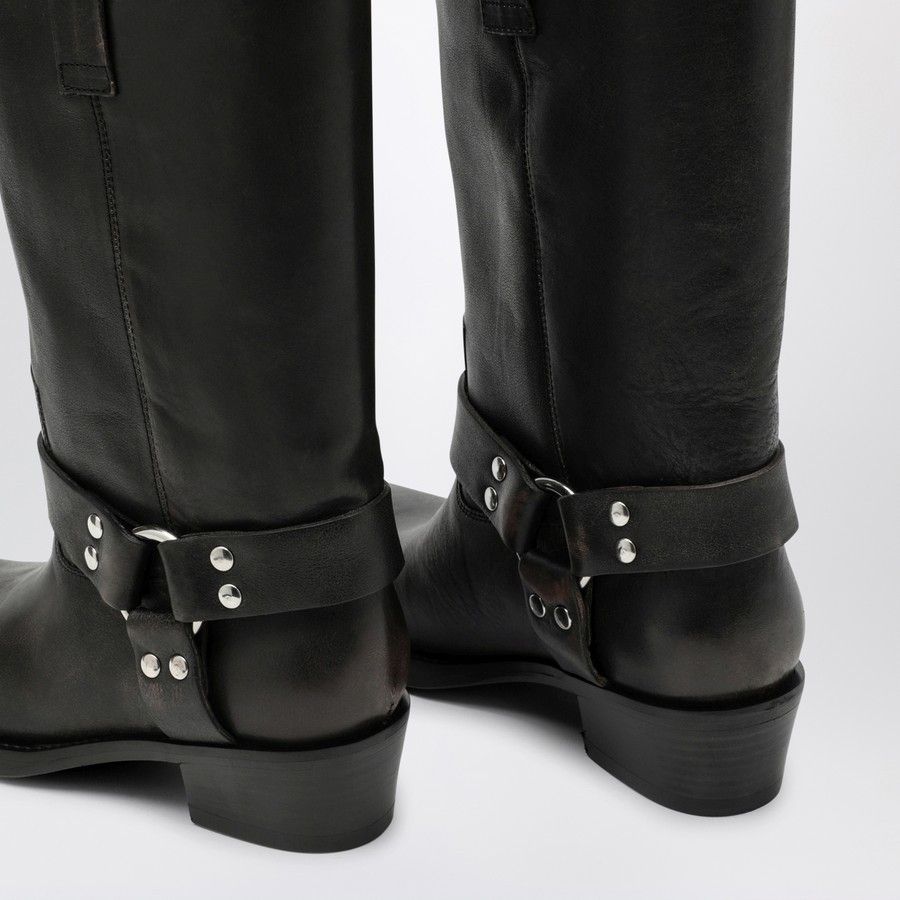 Paris Texas o1d2blof0924 Leather Boots in Black Size US 6 / IT 36 - 5 Thumbnail