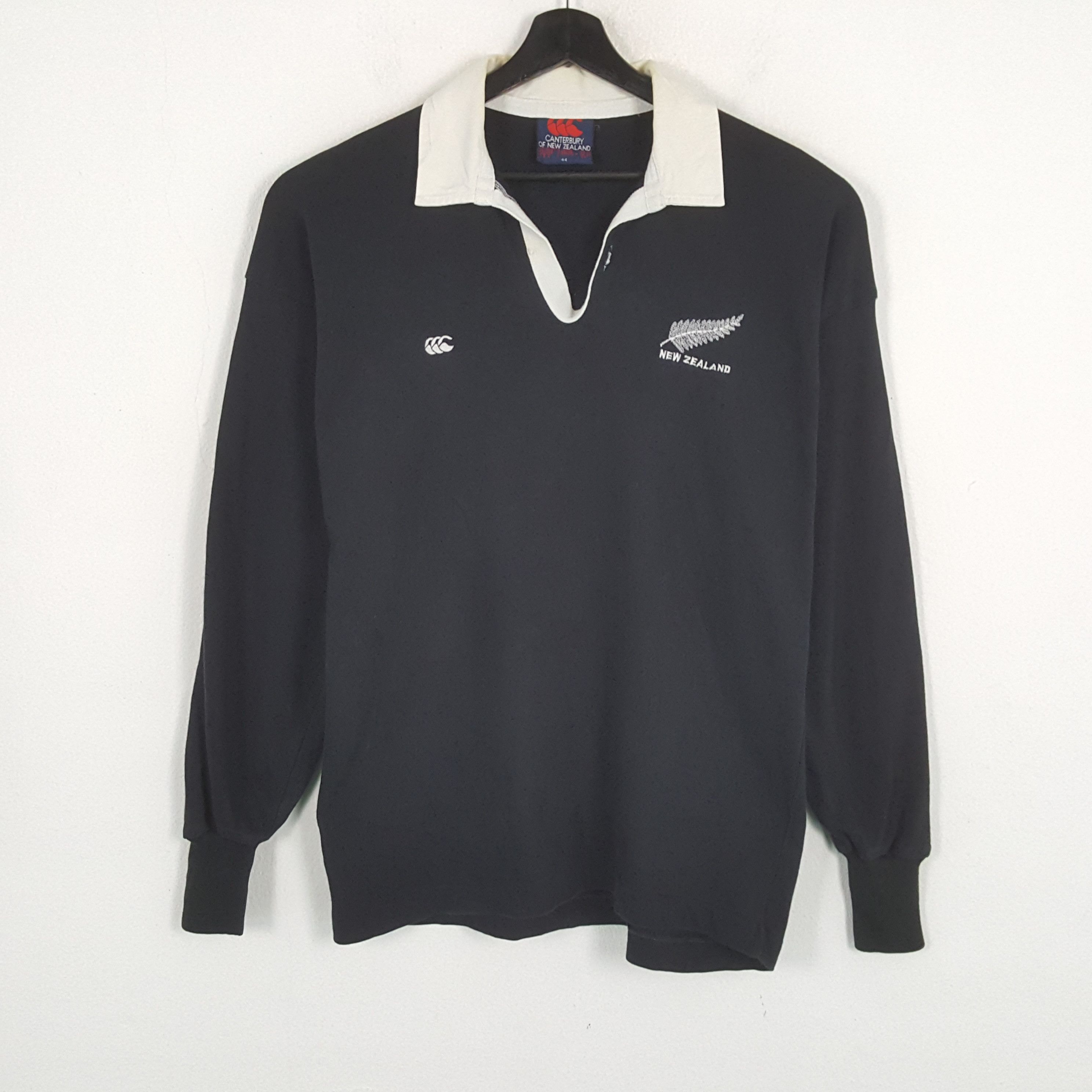 Canterbury of New Zealand × Vintage CANTERBURY OF NEW ZEALAND Polos Rugby Style Size US L / EU 52-54 / 3 - 1 Thumbnail