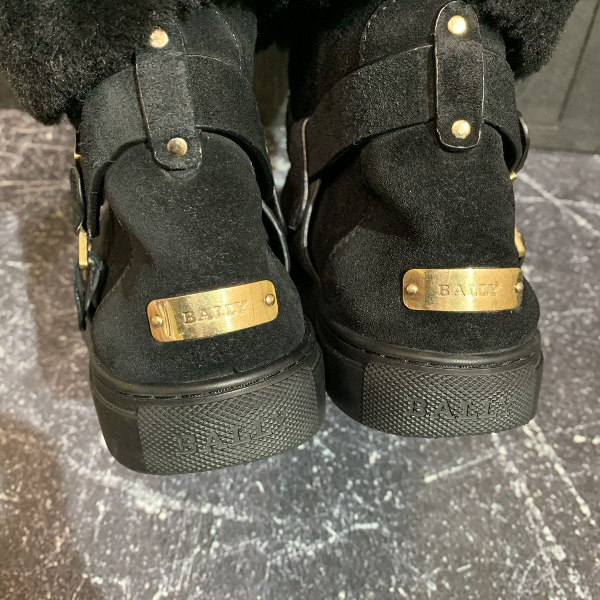 Bally Bally Helisa-Fur Suede Black Women’s Boots Size 36 EU 5.5 US Size US 5.5 / IT 35.5 - 7 Thumbnail