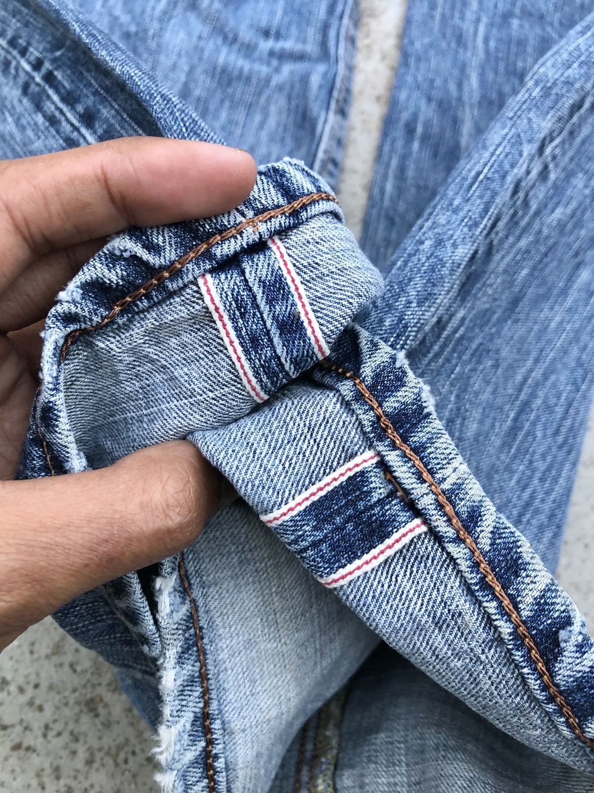 Edwin WIDE LEG SELVEDGE JEANS BY EDWIN Size US 28 / EU 44 - 7 Thumbnail