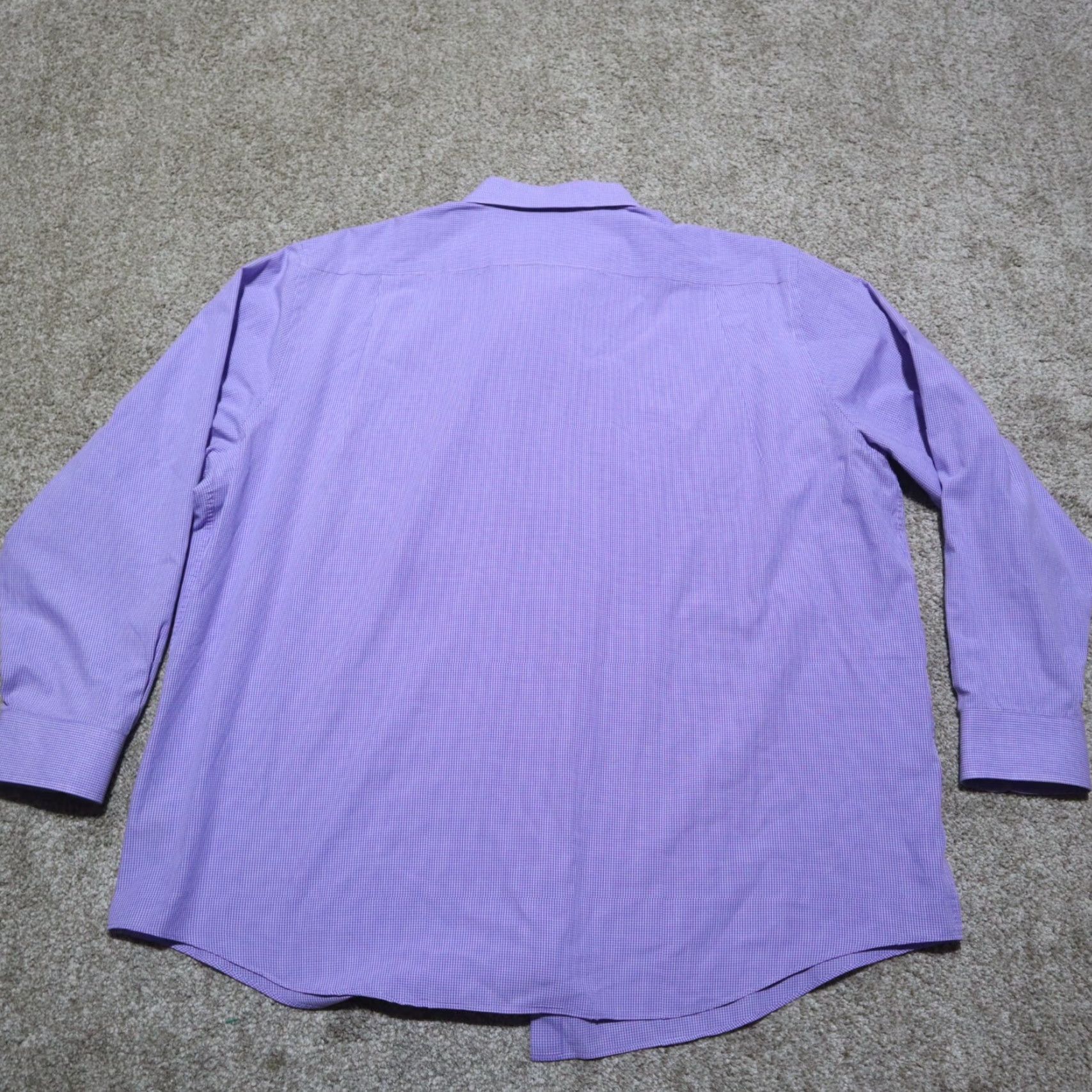 Croft & Barrow Croft & Barrow Shirt Button-Up Long Sleeve 2XL Purple Men Size US XXL / EU 58 / 5 - 8 Thumbnail