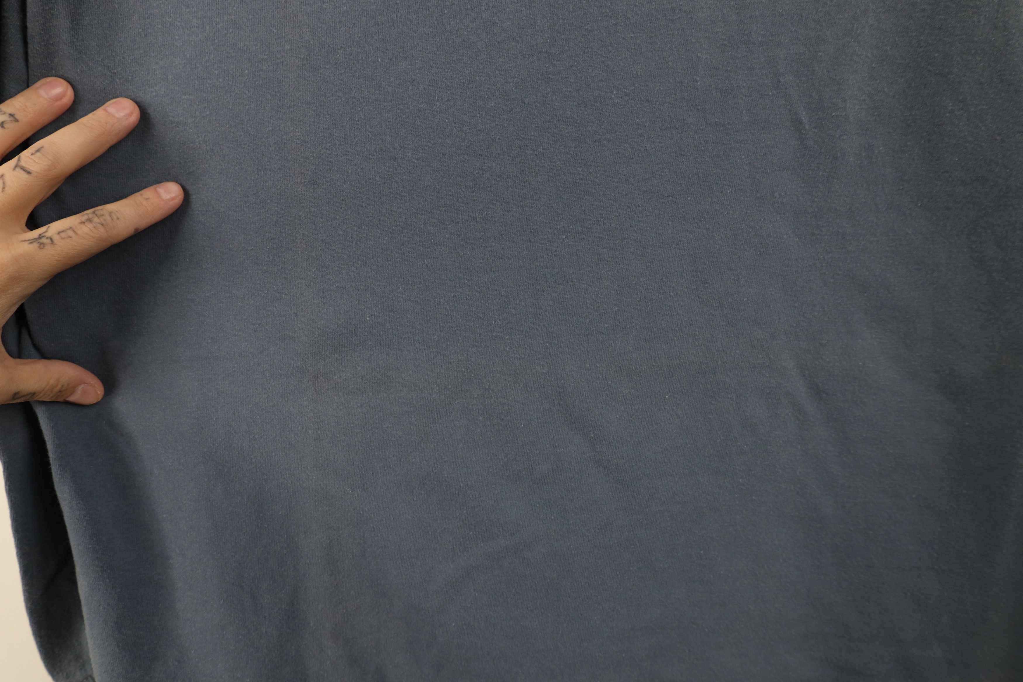 Vintage Vintage 90s Streetwear Blank Cotton Long Sleeve T-Shirt Blue Size US XL / EU 56 / 4 - 5 Thumbnail