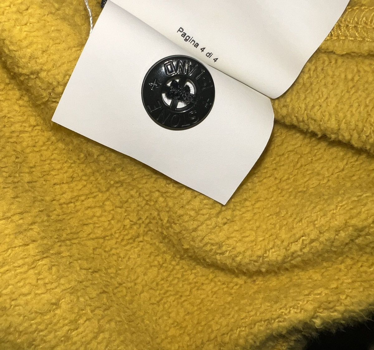 Stone Island Stone Island Yellow Hoodie Size US L / EU 52-54 / 3 - 7 Thumbnail