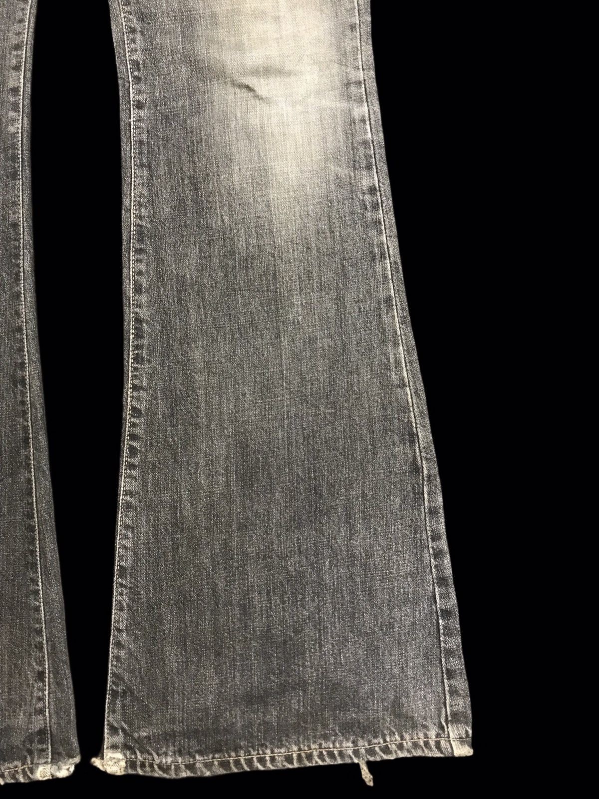 Edwin 💥THRASHED💥ARCHVL EDWIN 800SX BOTTOM DISTRESSED DENIM F244 Size US 31 - 7 Thumbnail