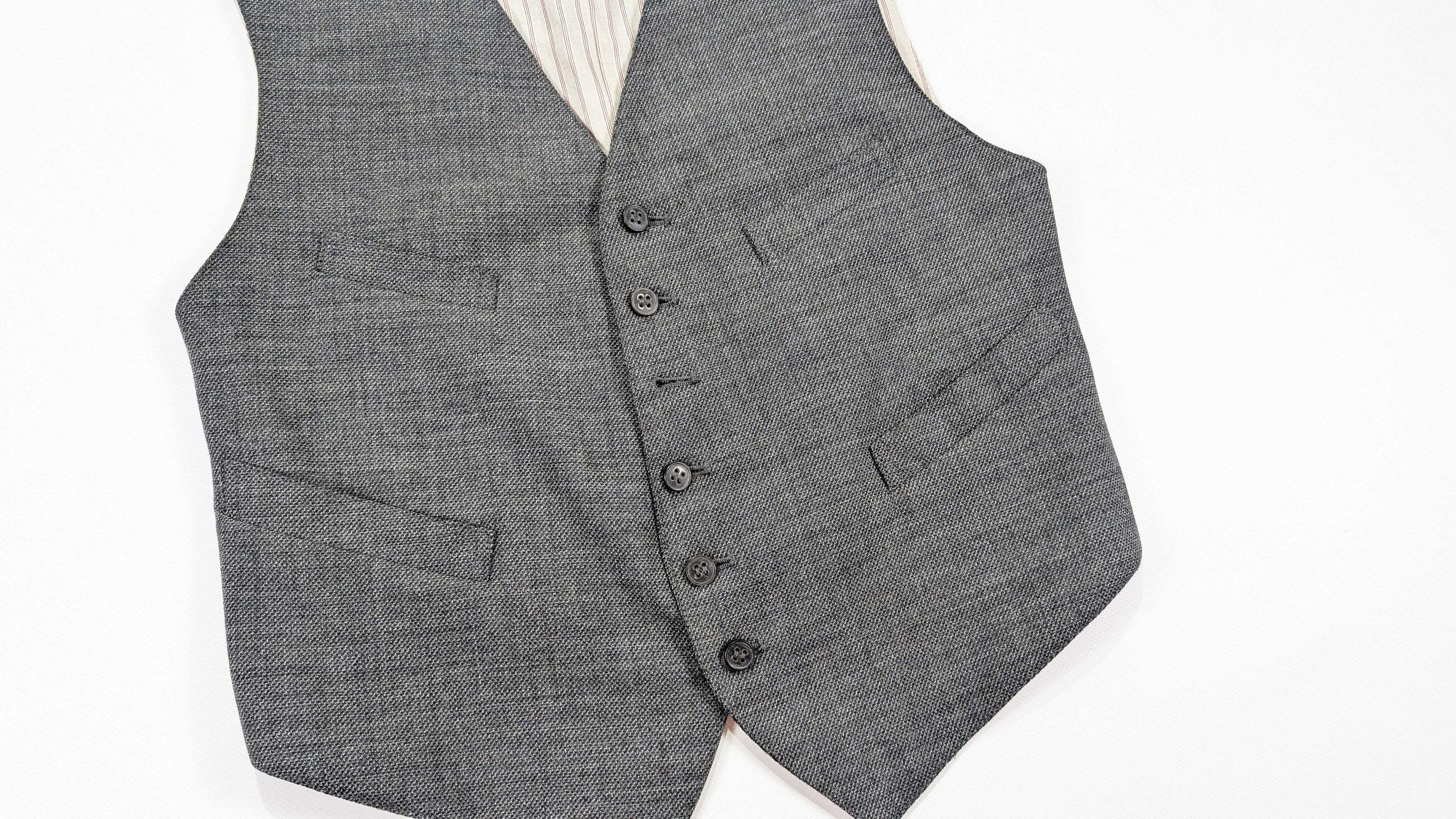 Nicolo Ceschi Berrini Nicolo Ceschi Berrini Linen Vest Size 48 Size 38R - 5 Thumbnail