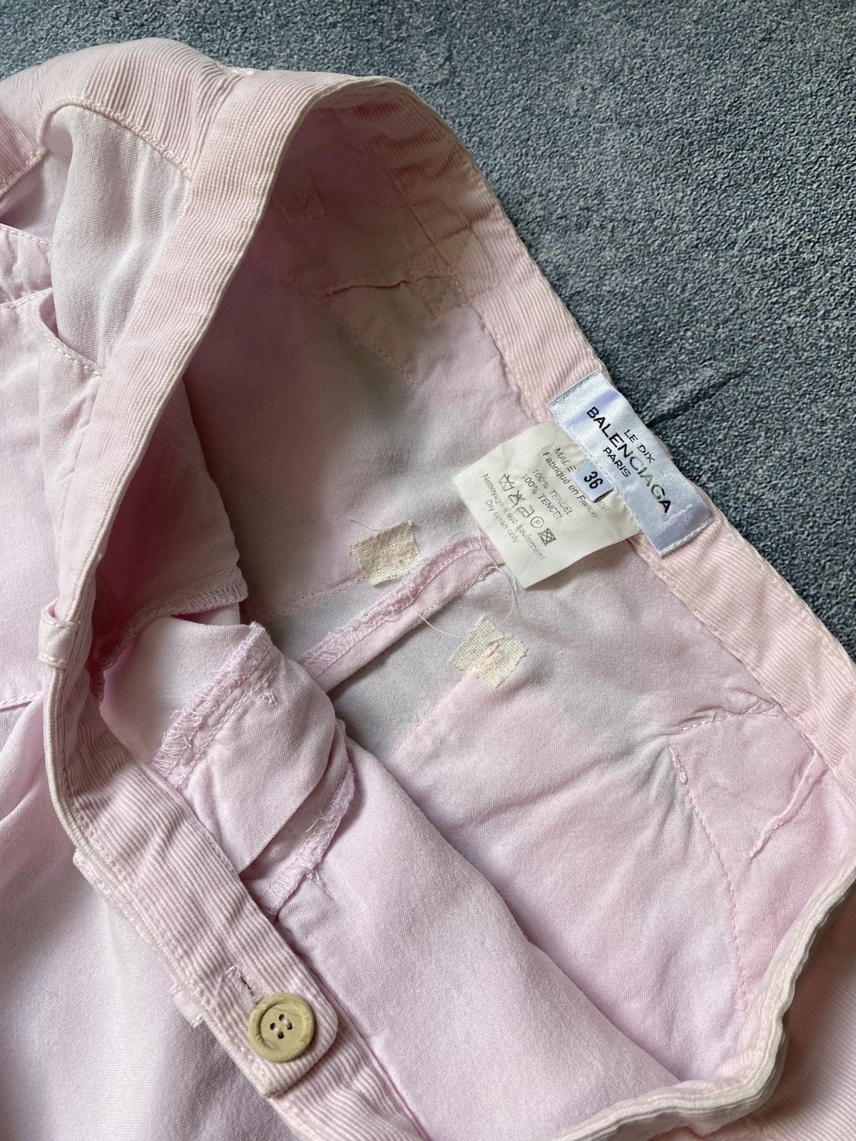 Balenciaga × Designer Balenciaga Le Dix Spring 2002 Tan Slim Cargo Pants Size 26" / US 2 / IT 38 - 16 Thumbnail