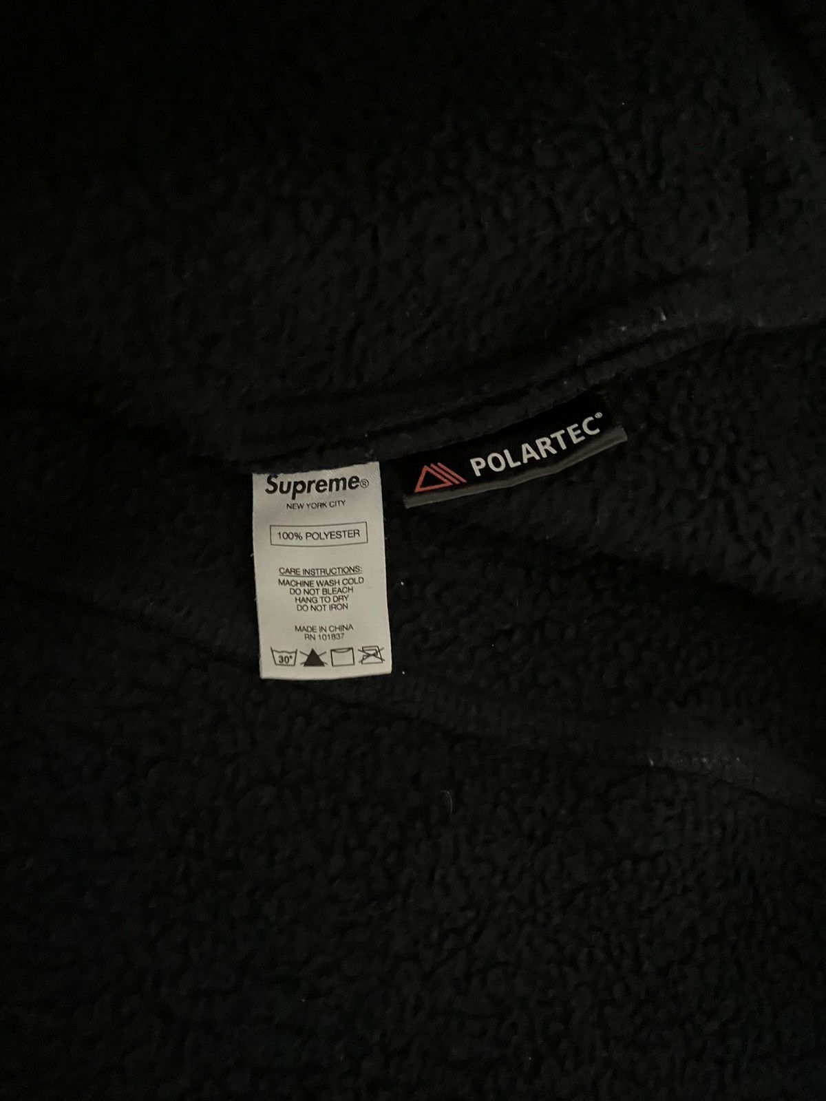 Supreme Supreme FW1 7 Polartec Half Zip Fleece Navy Size US M / EU 48-50 / 2 - 5 Thumbnail