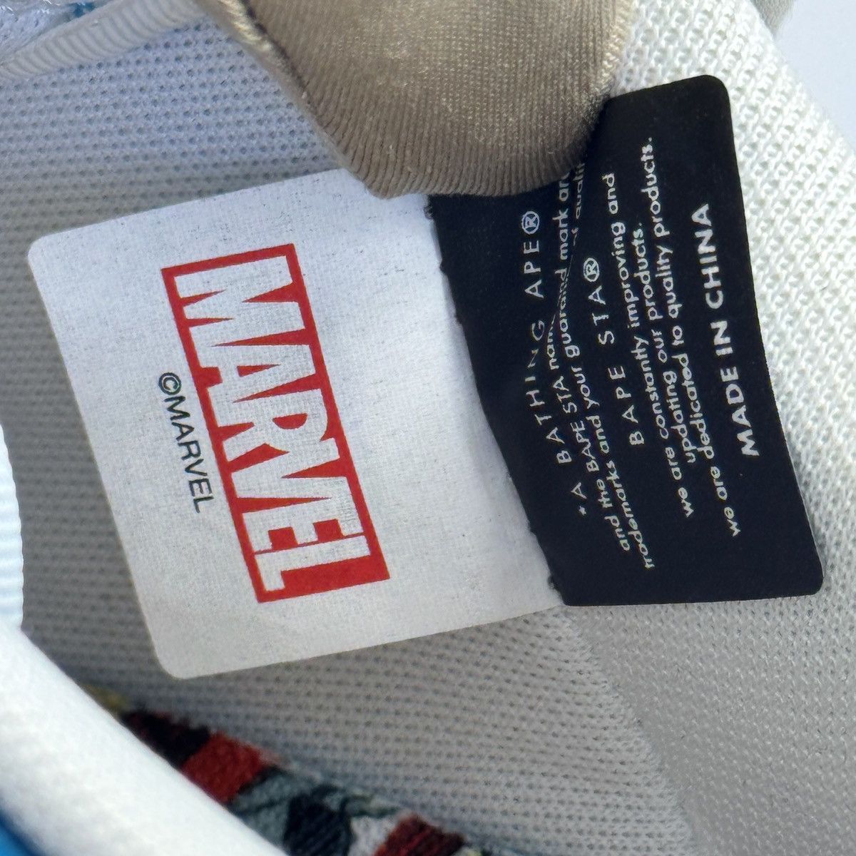 Bape A BATHING APE BAPE STA MARVEL COMICS CAPTAIN AMERICA 2022 Size US 8.5 / EU 41-42 - 13 Thumbnail
