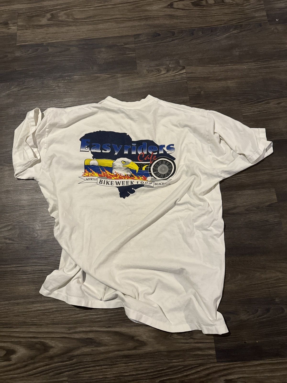 Vintage VINTAGE MYRTLE BEACH BIKE TEE SHIRT Size US XL / EU 56 / 4 - 4 Thumbnail