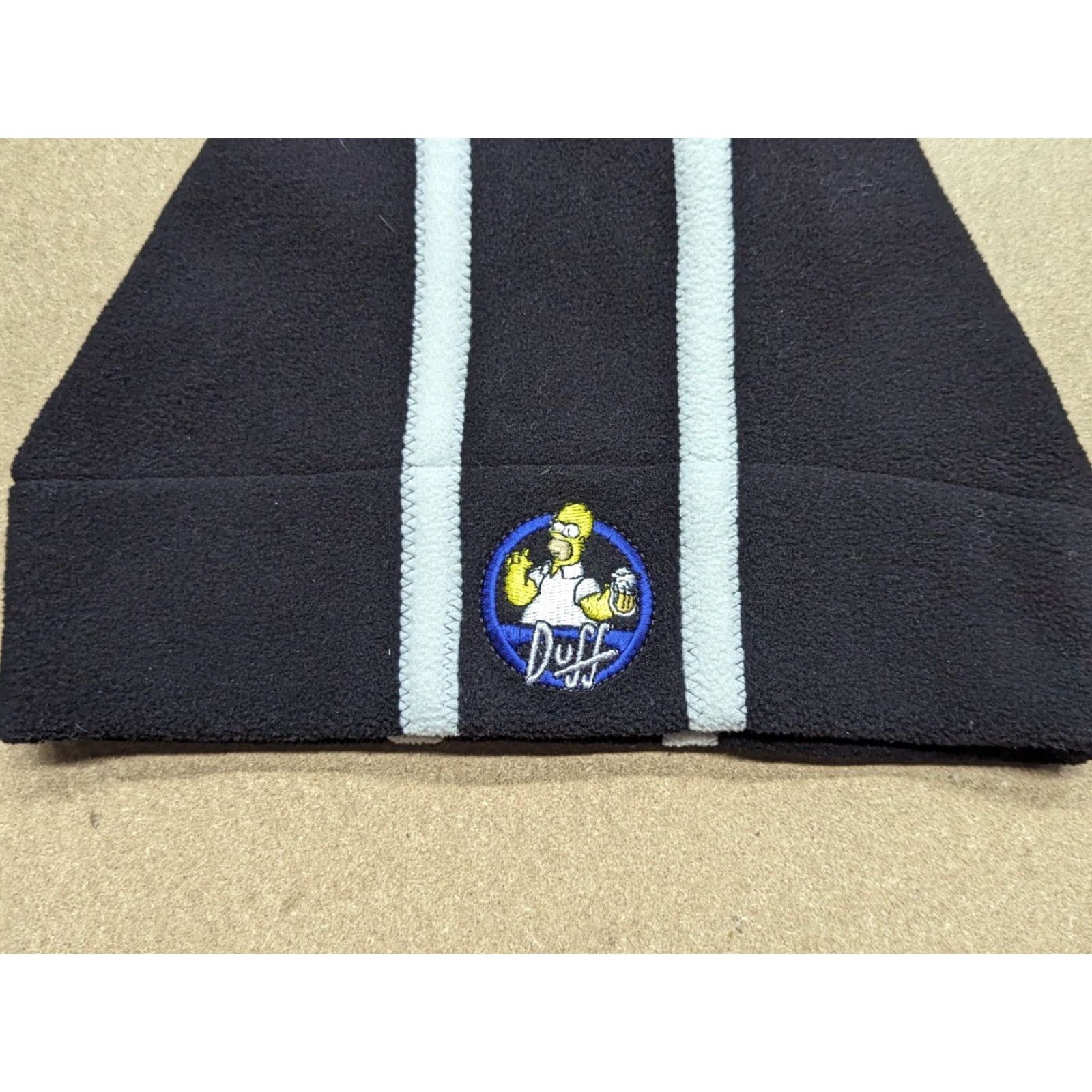 Vintage VINTAGE Homer Simpson 2002 Black Beanie Hat One Size The Simpsons United Labels Unisex Adults Beanie Nordics Black Size ONE SIZE - 7 Thumbnail