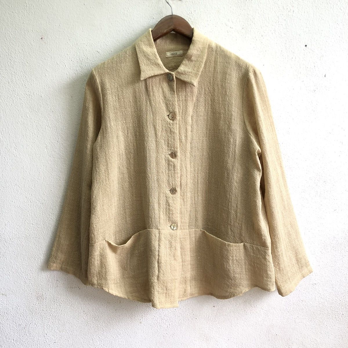 image of Bigi Numb Blouse in Brown, Women's (Size Large)
