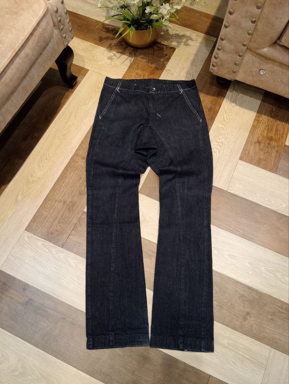 Katharine Hamnett London HAMNETT BLUE INDIGO MODEL SPS DENIM PANTS Size US 33 - 1 Thumbnail