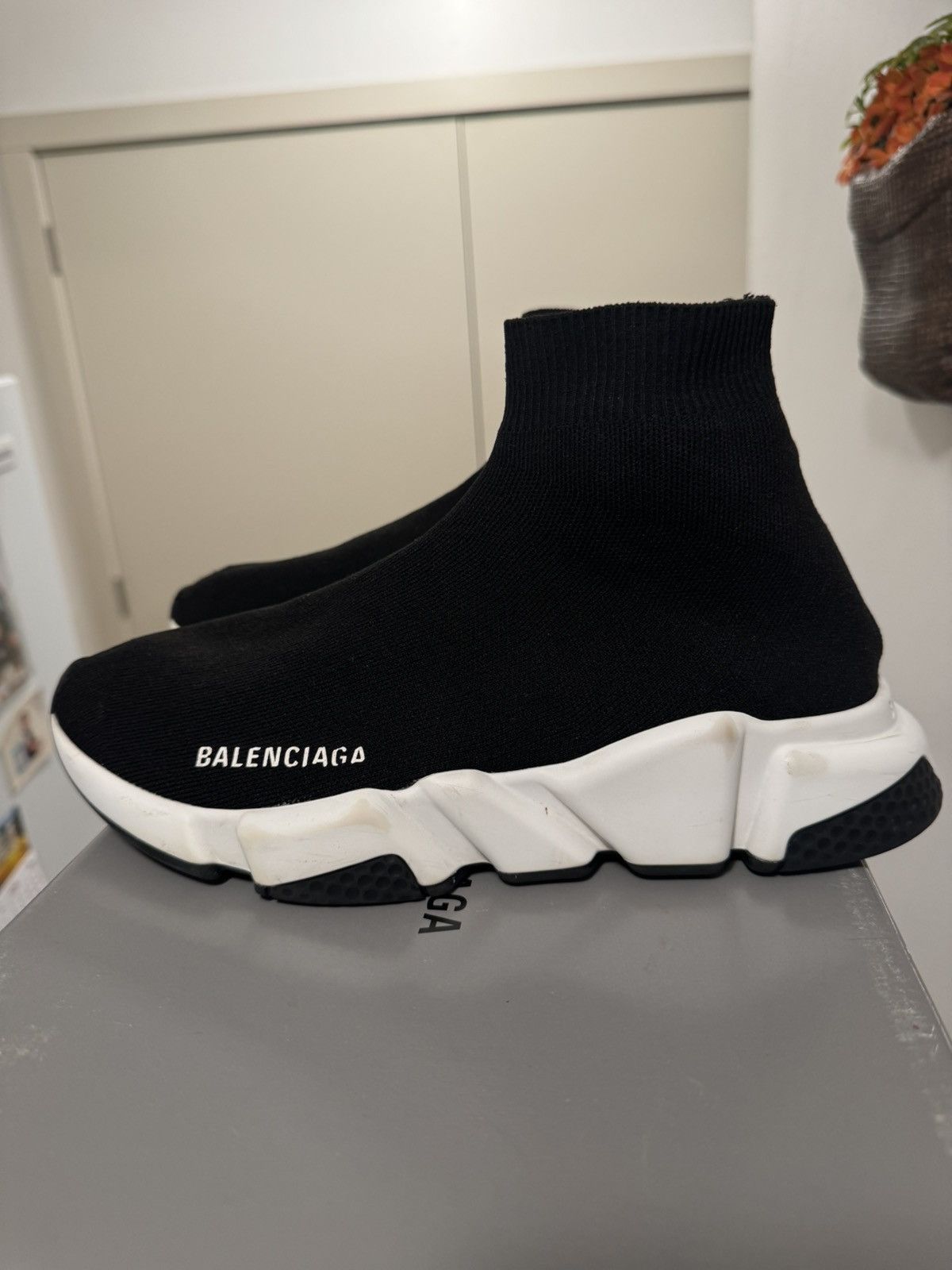 Balenciaga Size 8 US Balenciaga Speed Trainer 2019 587286 WO5G9 1000 Size US 8 / IT 38 - 3 Thumbnail