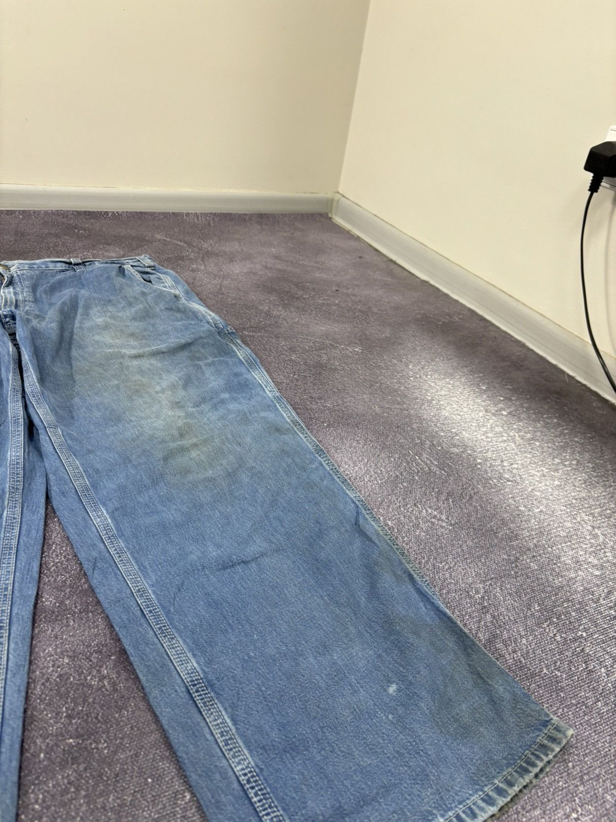 Carhartt Vintage Carhartt Blue USA Denim Dungaree Fit Baggy Jeans Size US 40 / EU 56 - 11 Thumbnail