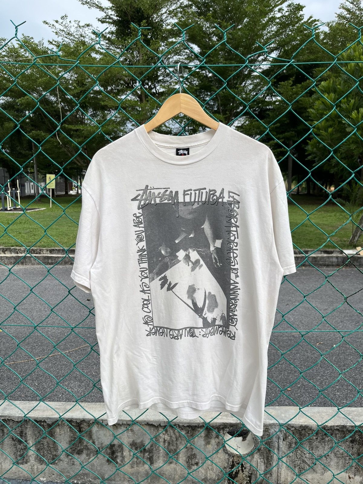 Stussy 💥Rare💥Stussy Vintage X Futura Laboratories 10th Anniversary Size US L / EU 52-54 / 3 - 1 Thumbnail