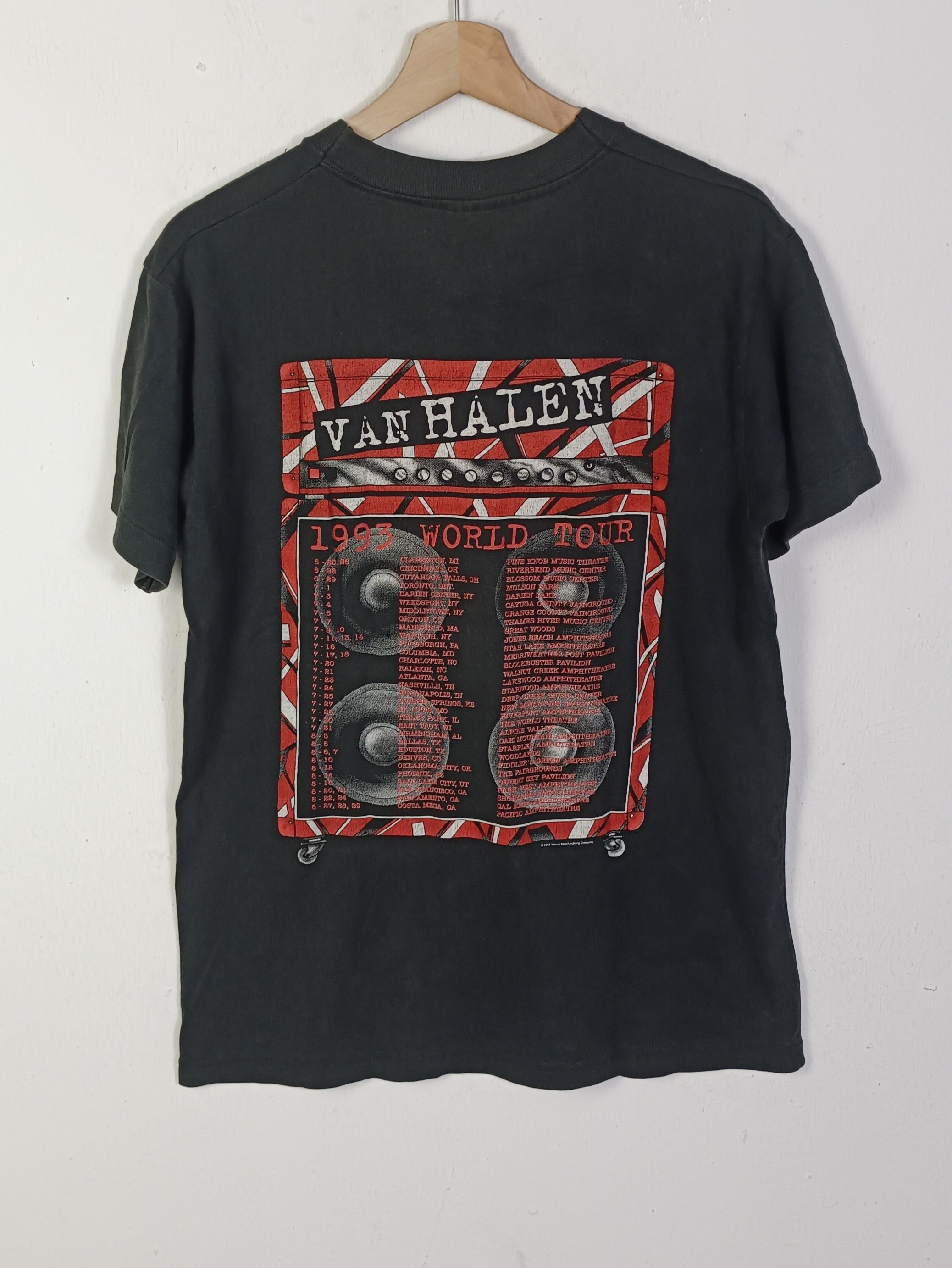Band Tees Vintage🔥 Van Halen Live Tour 1993 Size US M / EU 48-50 / 2 - 2 Thumbnail