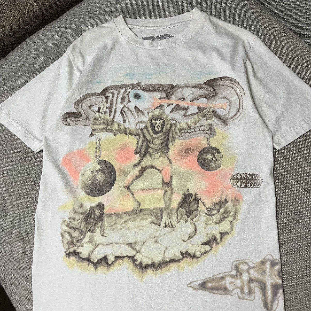 Travis Scott Travis Scott Utopia Tour Skitzo Circus Maximus Tee Size US M / EU 48-50 / 2 - 4 Thumbnail