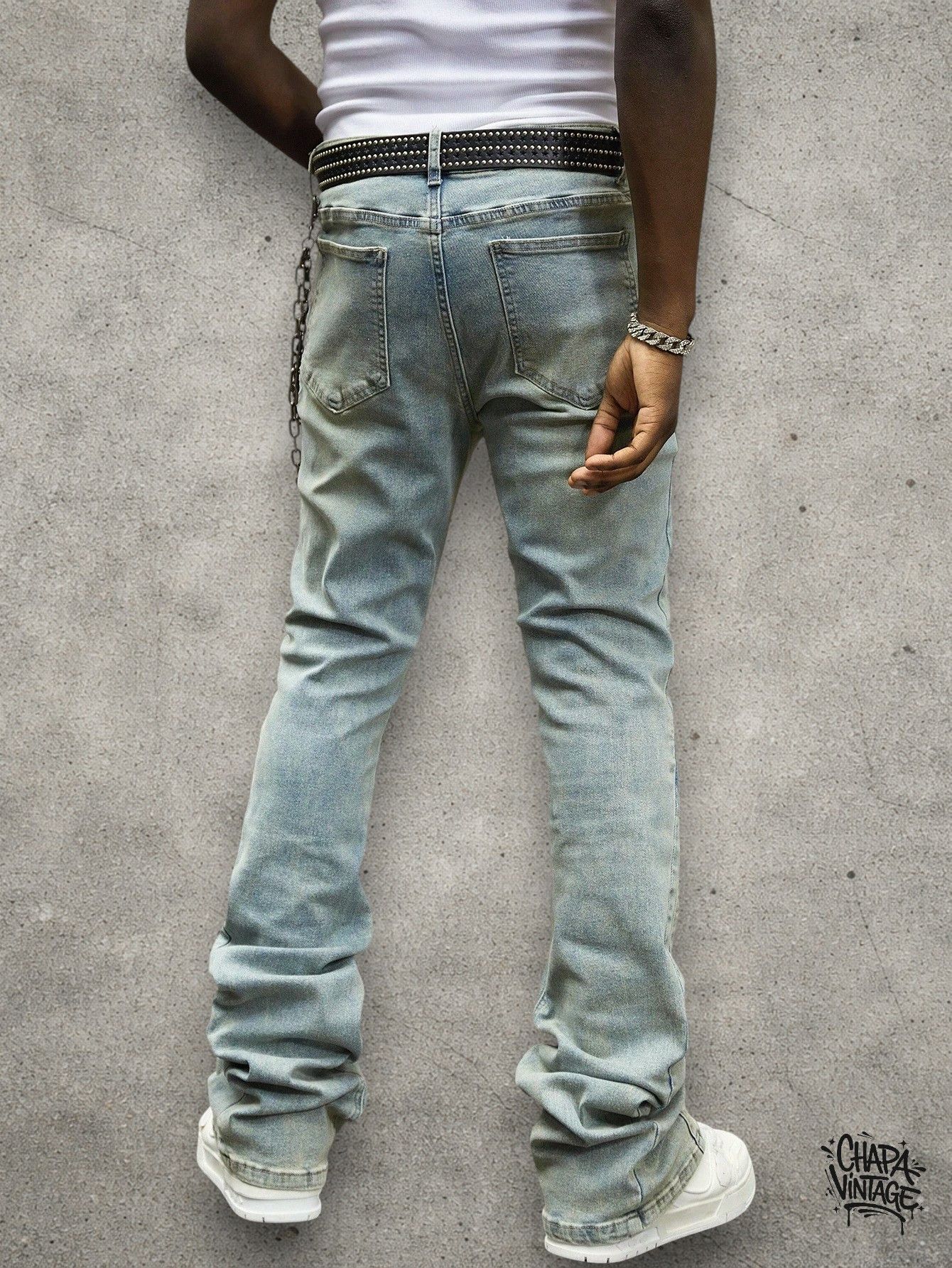 Japanese Brand Slim drip jeans Size US 32 / EU 48 - 4 Thumbnail