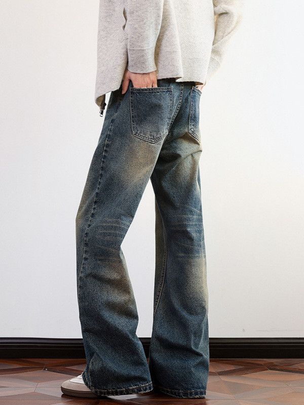 Japanese Brand American Cleanfit Retro Ripped Washed Whiskered Jeans Size US 32 / EU 48 - 4 Thumbnail